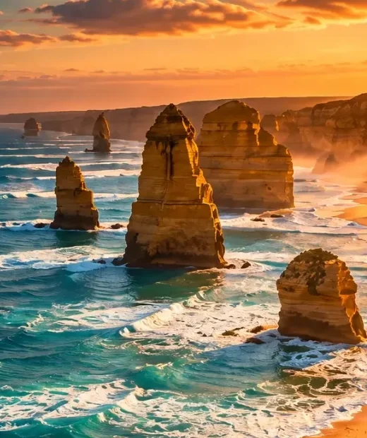 Two-day Great Ocean Road itinerary with Twelve Apostles and coastal cliffs