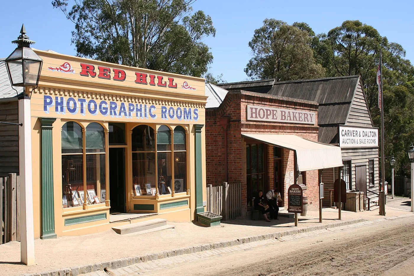 Historic Main Street at Sovereign Hill in Ballarat, Victoria